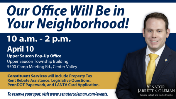 Upper Saucon Pop-Up Office Hours