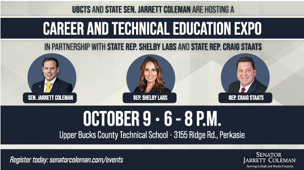 Coleman, UBCTS to Host Career and Technical Education Expo Oct. 9