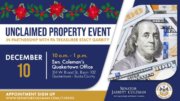 Unclaimed Property Event Sign Up
