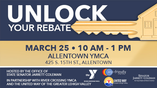 Unlock Your Rebate! Allentown YMCA Property Tax Rent Rebate Pop Up Office